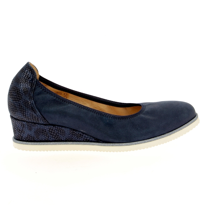 Softwaves pumps blauw blauw