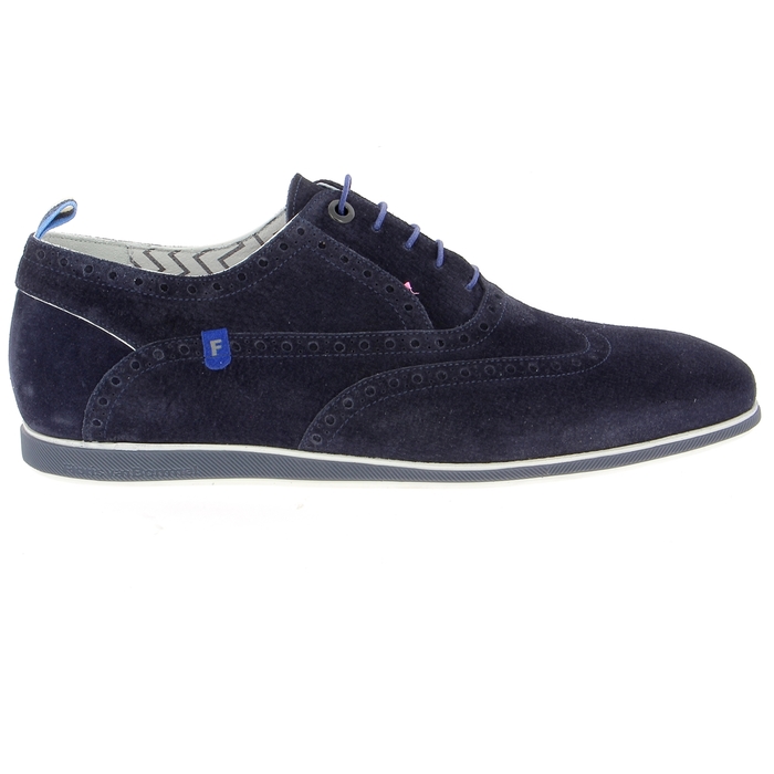 Floris Van Bommel veterschoenen blauw blauw