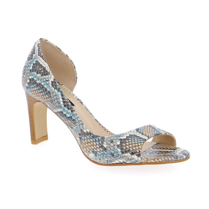 Zinda pumps blauw blauw