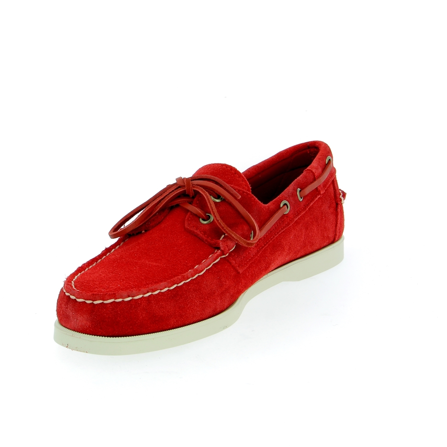 Zoom Sebago bateaux rouge