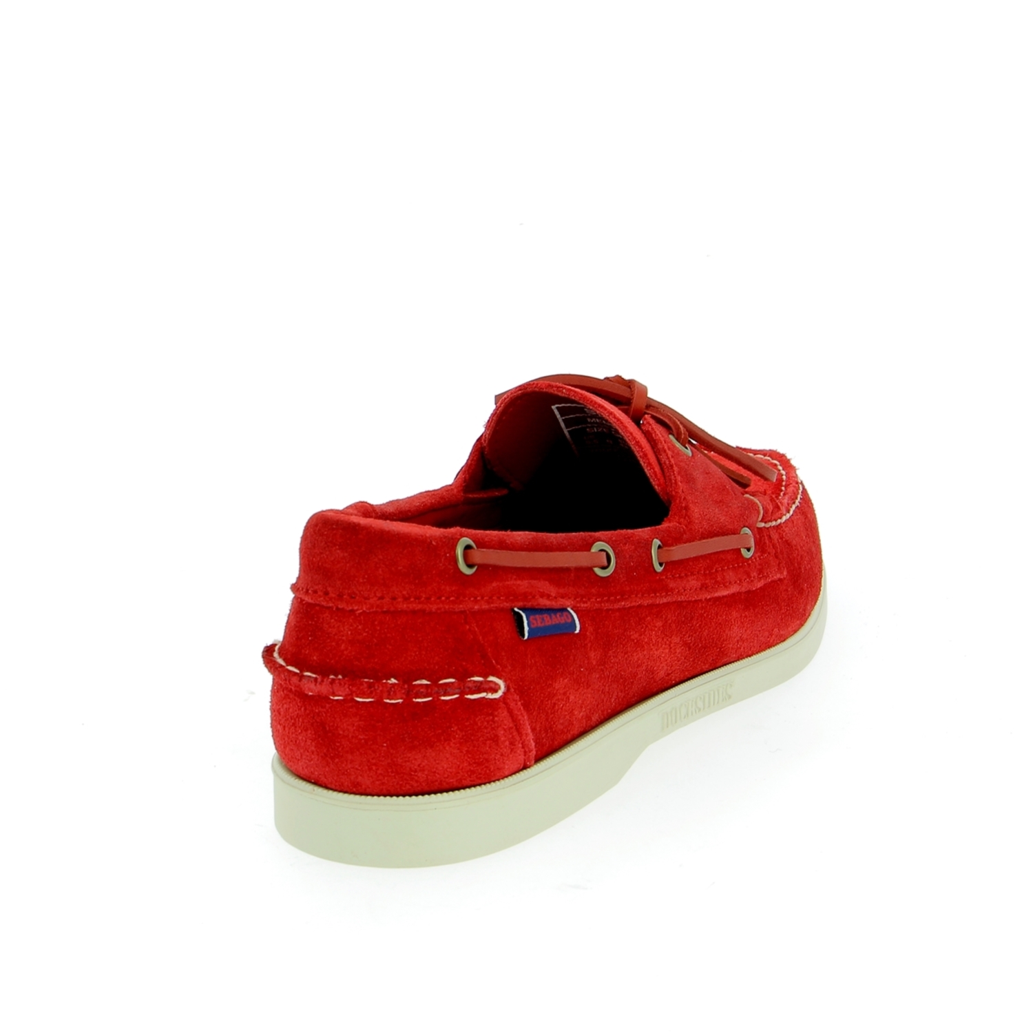 Zoom Sebago bateaux rouge