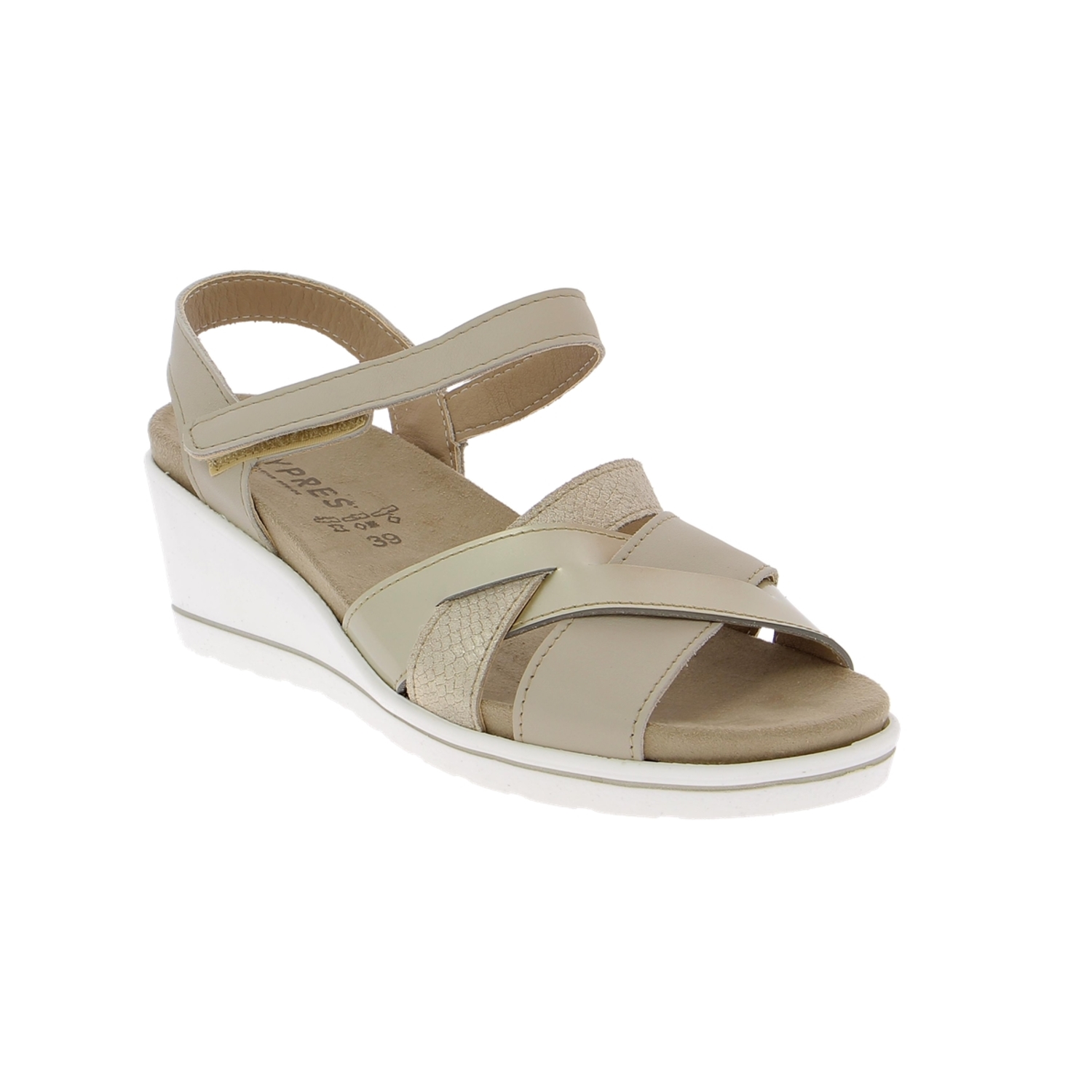 Zoom Cypres sandalen taupe