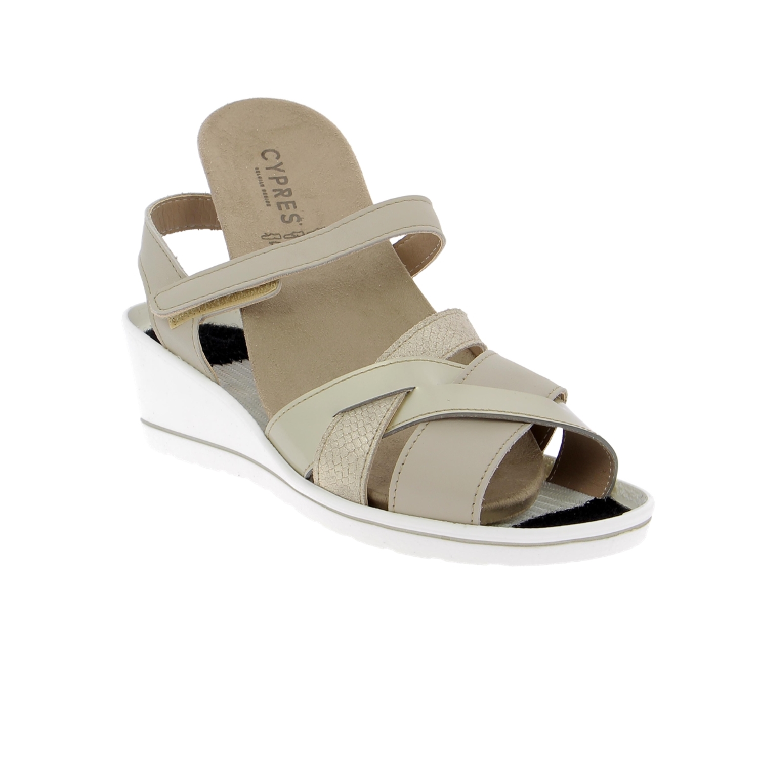 Zoom Cypres sandalen taupe