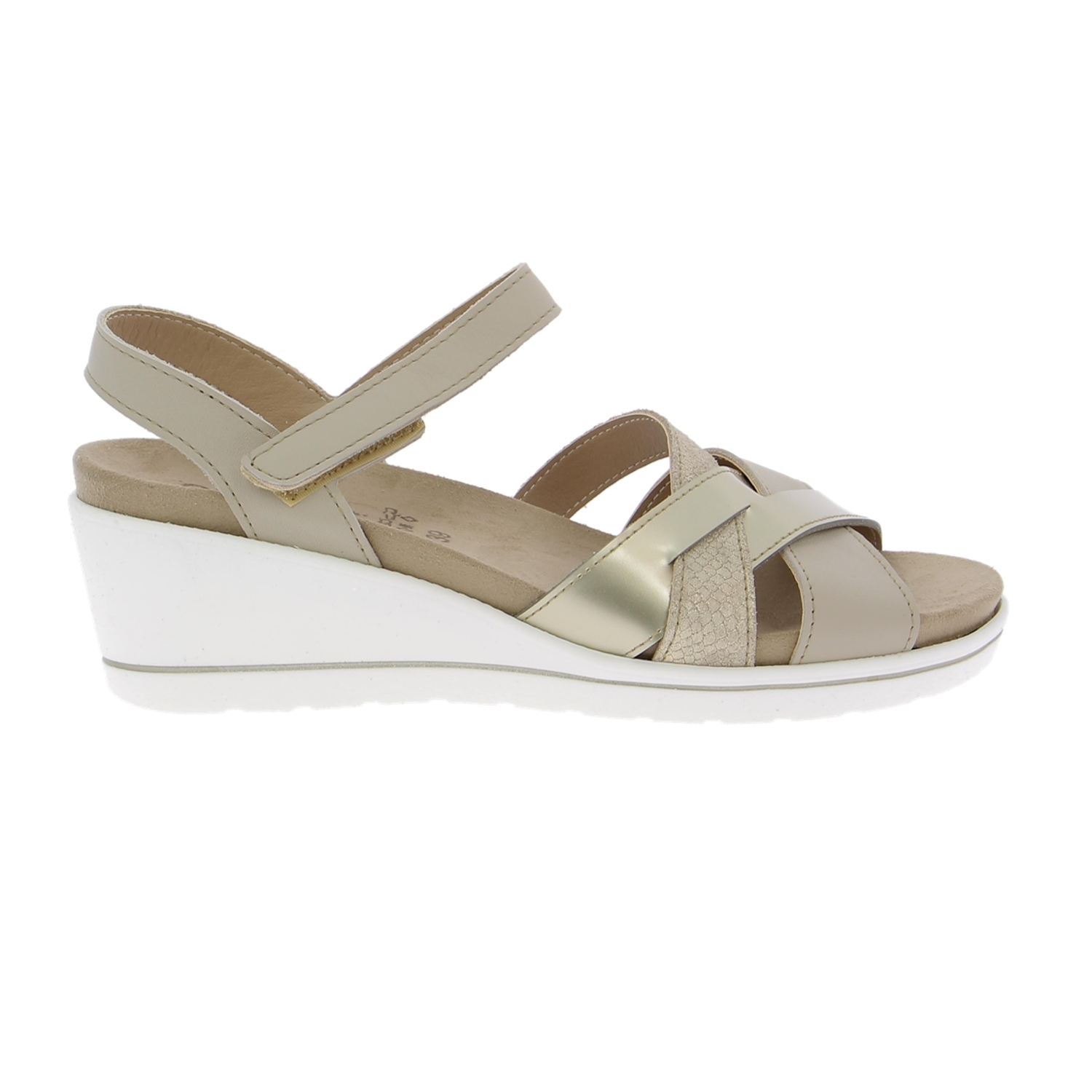 Zoom Cypres sandalen taupe