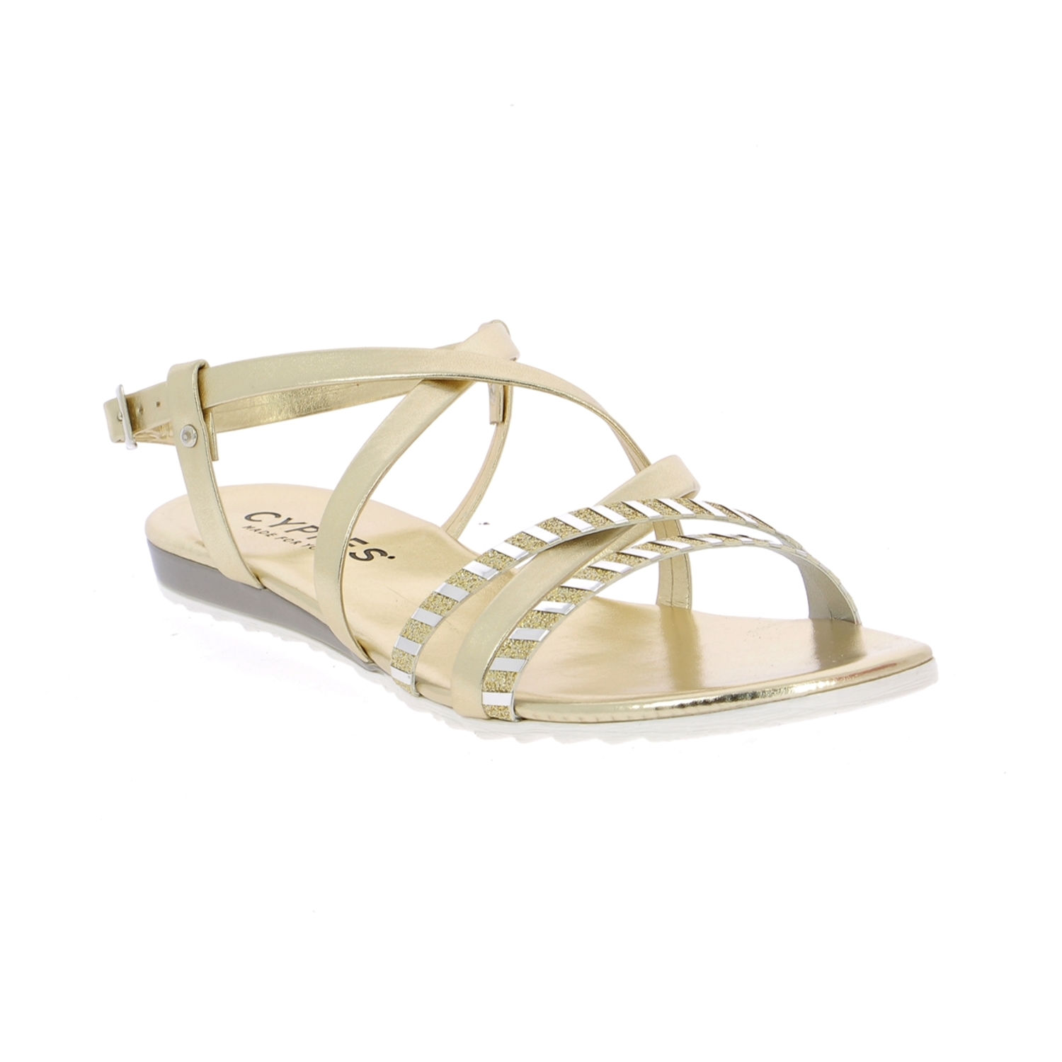 Zoom Cypres sandalen goud