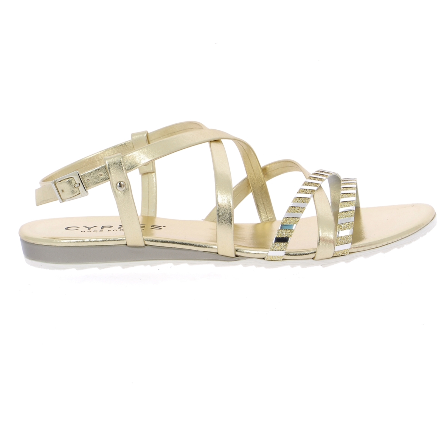 Zoom Cypres sandalen goud