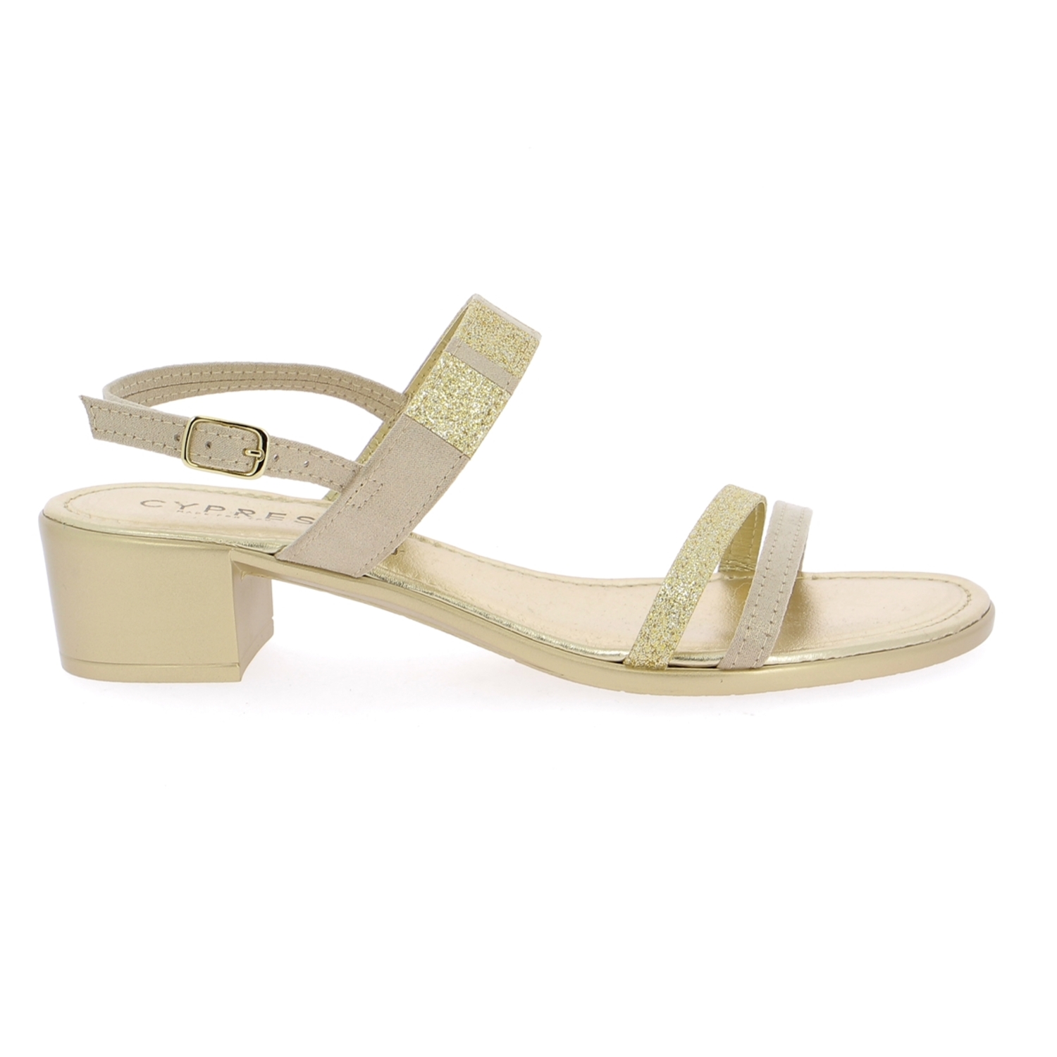 Zoom Cypres sandalen goud