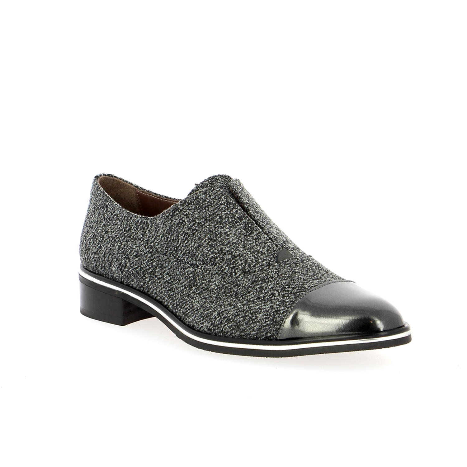 Zoom Pertini moccassins gris