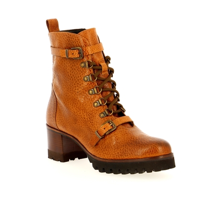 Zinda bottines cognac