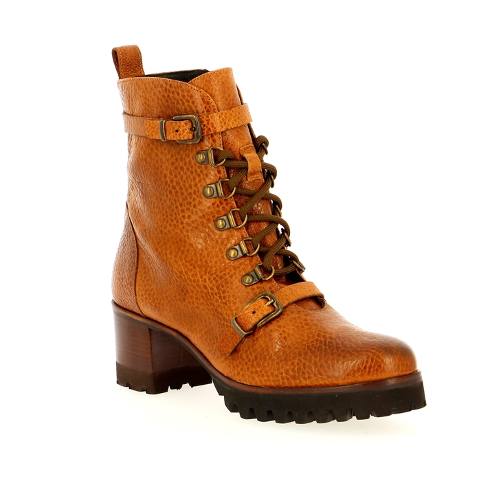 Zinda Bottines cognac