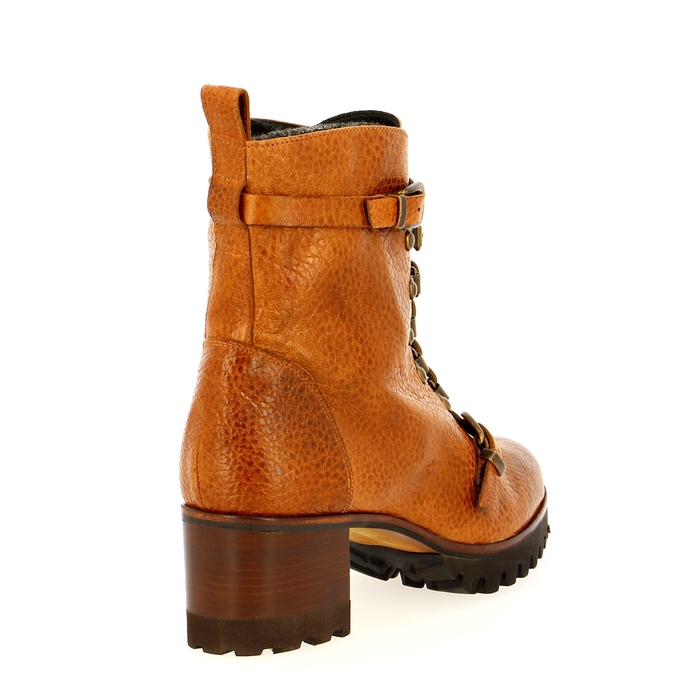 Zinda Bottines cognac