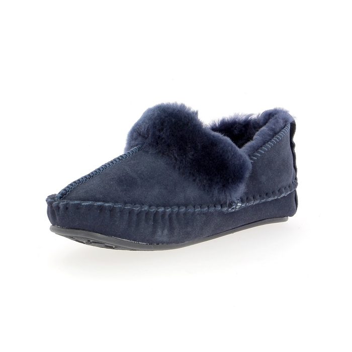 Warmbat Pantoffels blauw