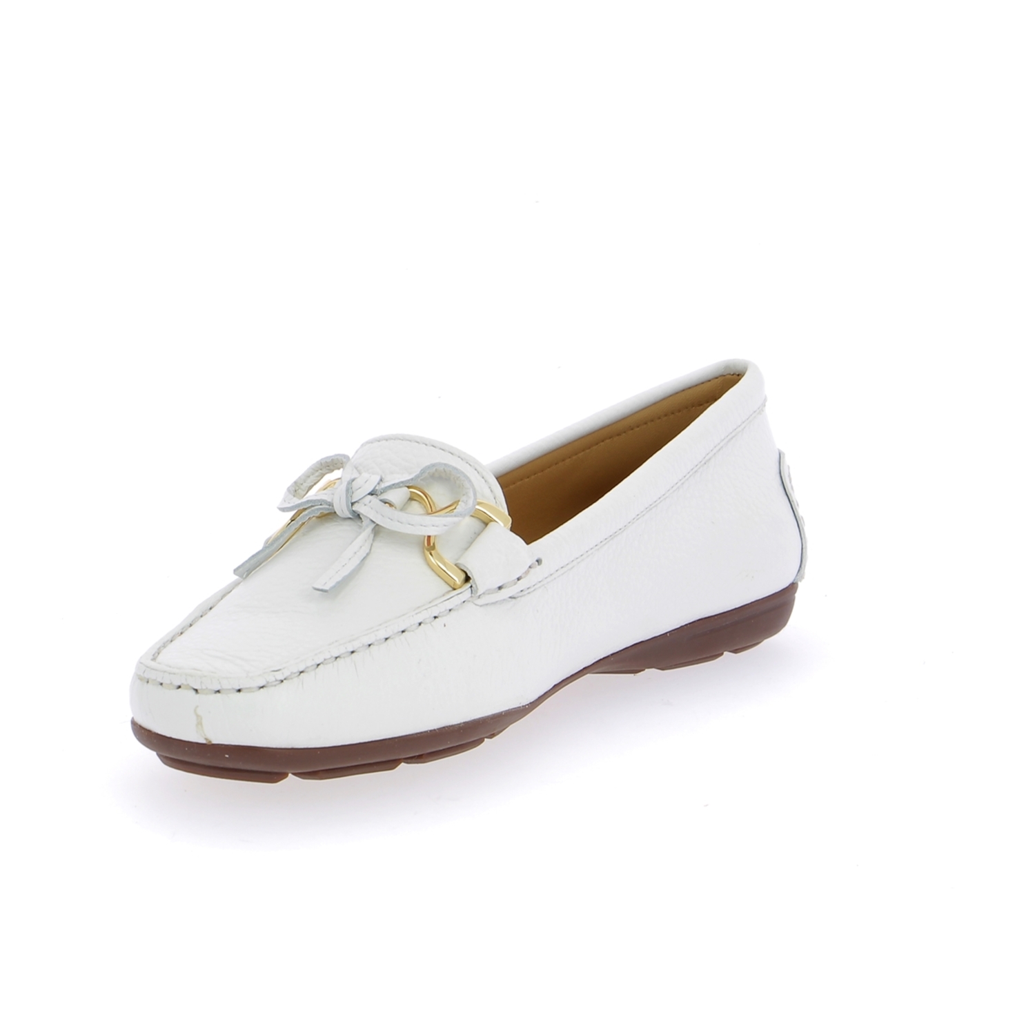 Zoom Cypres moccassins blanc