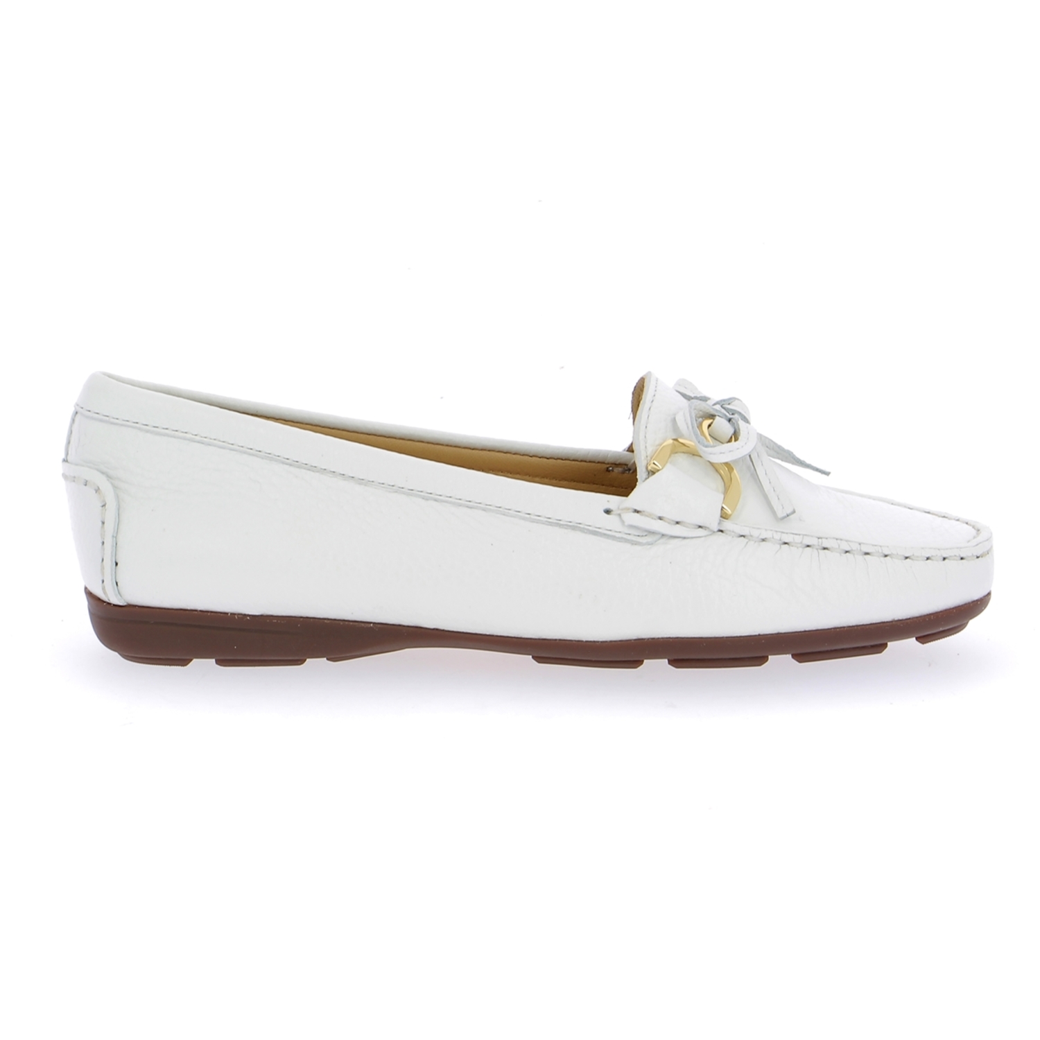 Zoom Cypres moccassins blanc