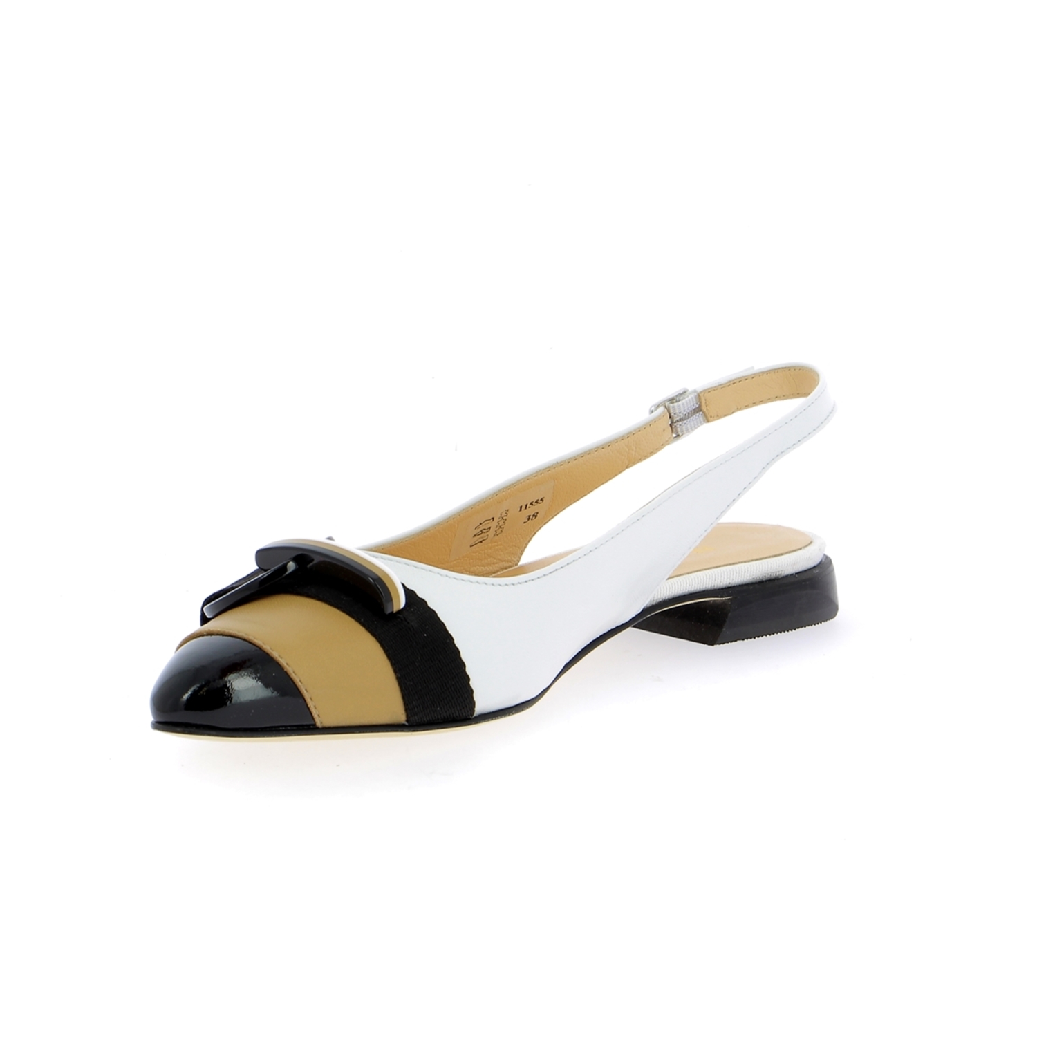 Zoom Brunate ballerines blanc