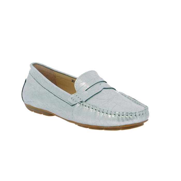 Cypres moccassins argent argent