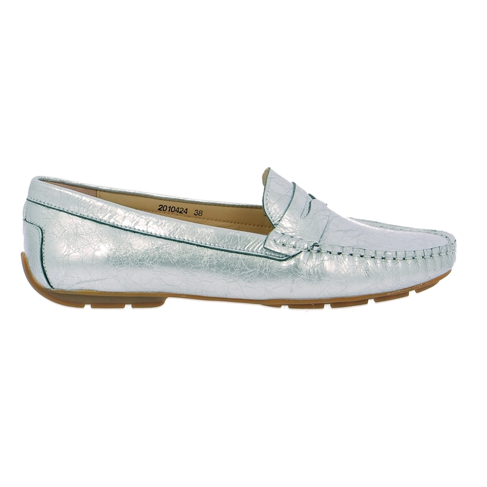 Cypres moccassins argent argent