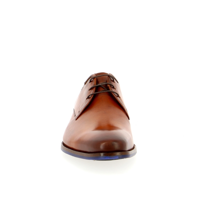 Floris Van Bommel Veterschoenen cognac