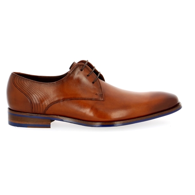 Floris Van Bommel veterschoenen cognac