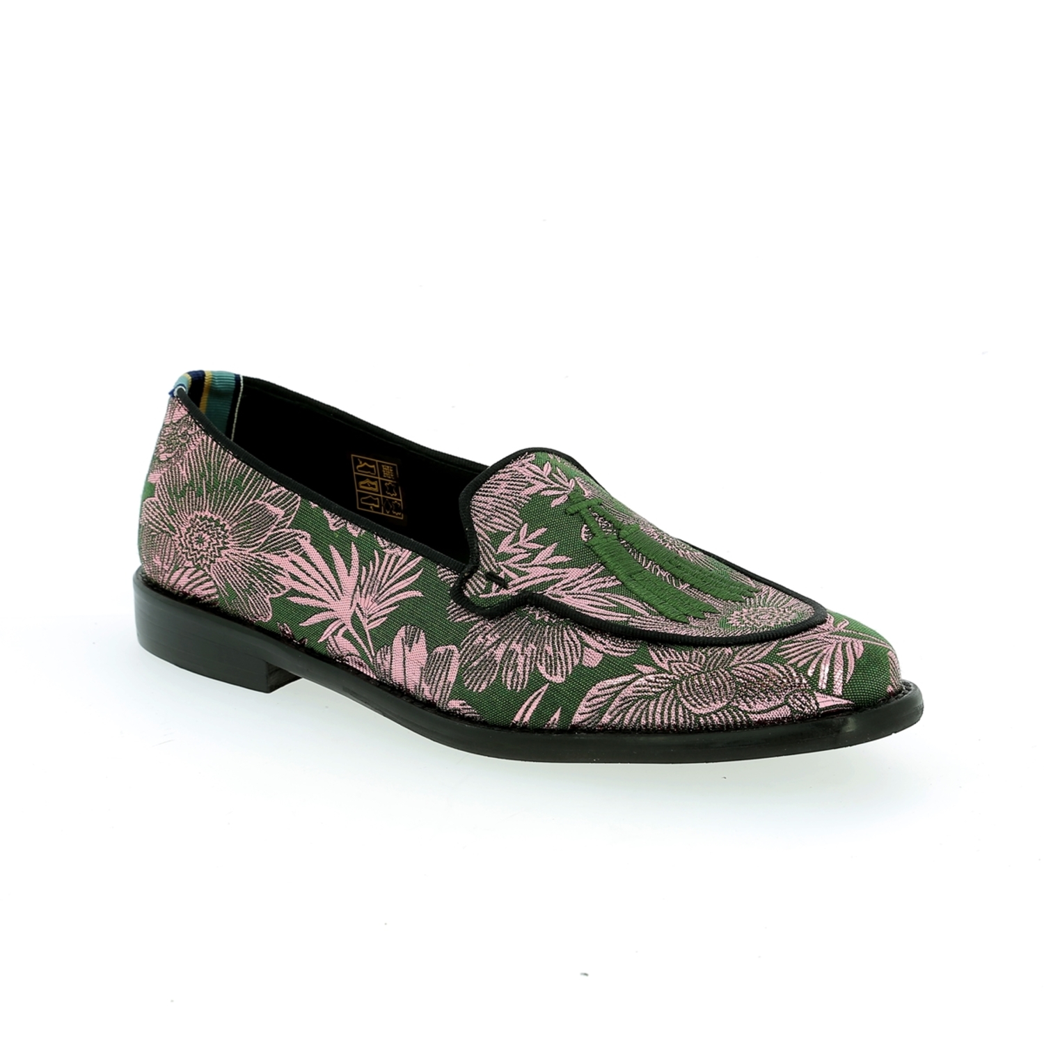 Zoom Floris Van Bommel moccassins vert