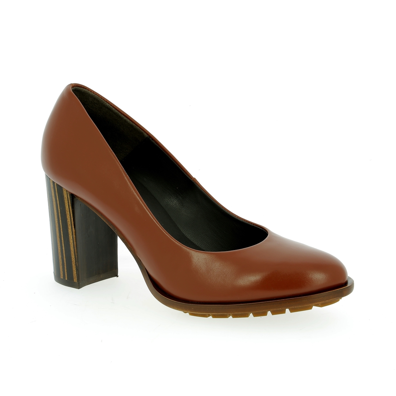 Zoom Zinda pumps cognac