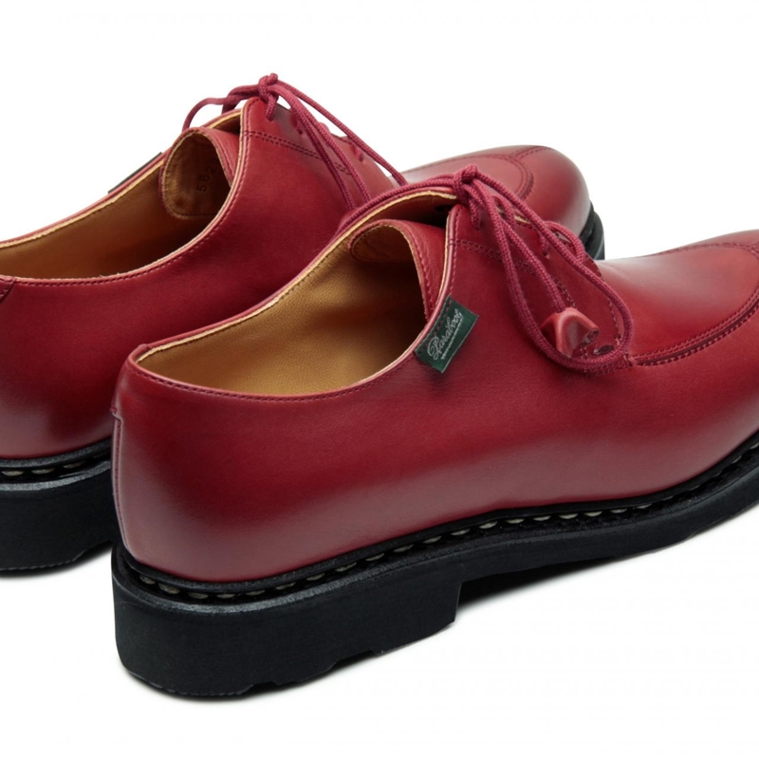 Zoom Paraboot veterschoenen rood