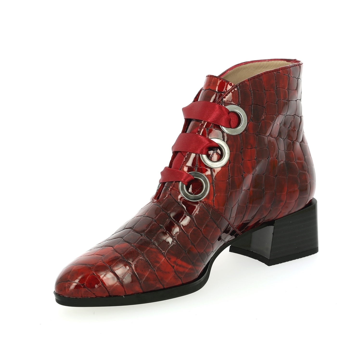 Zoom Hispanitas bottines rouge