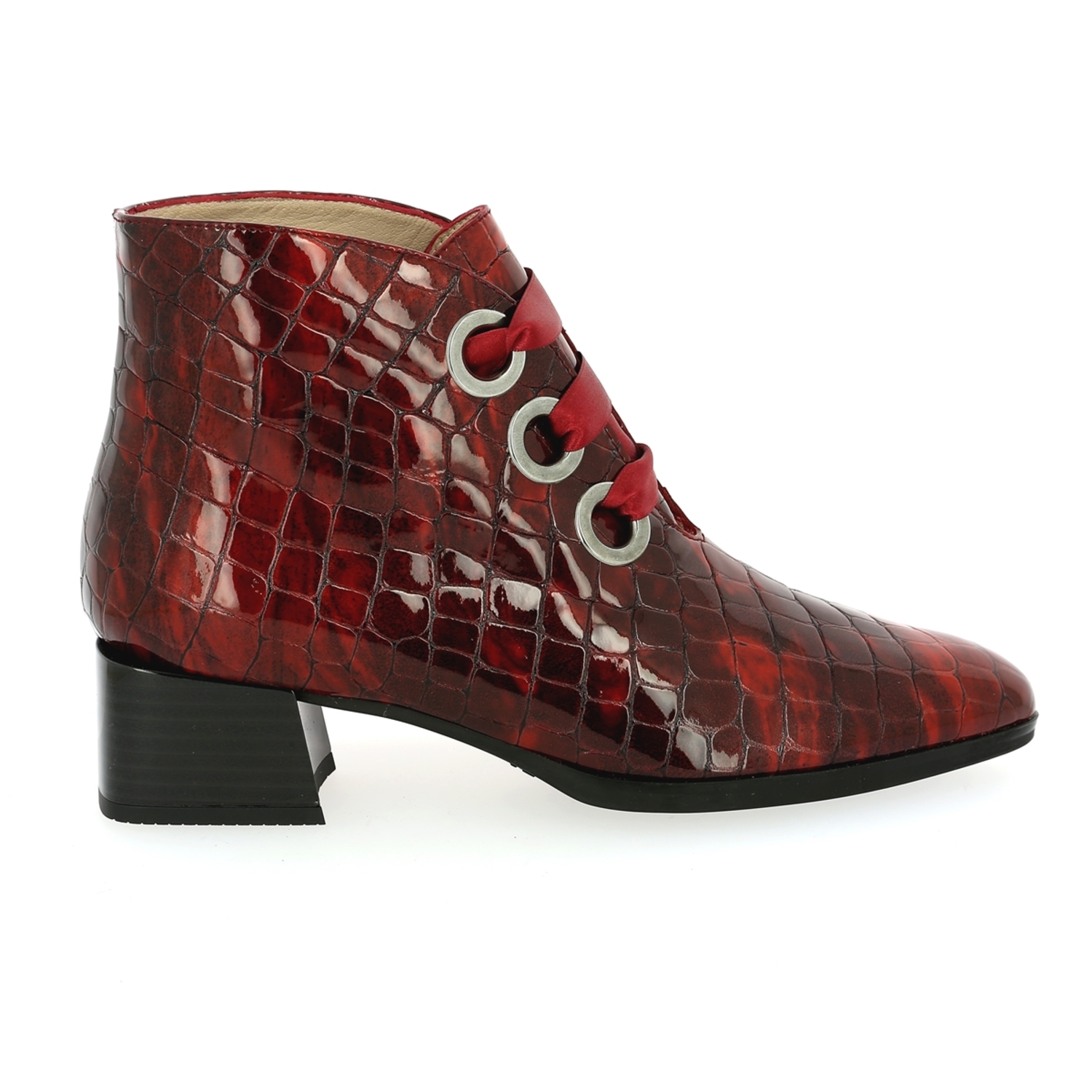 Zoom Hispanitas bottines rouge