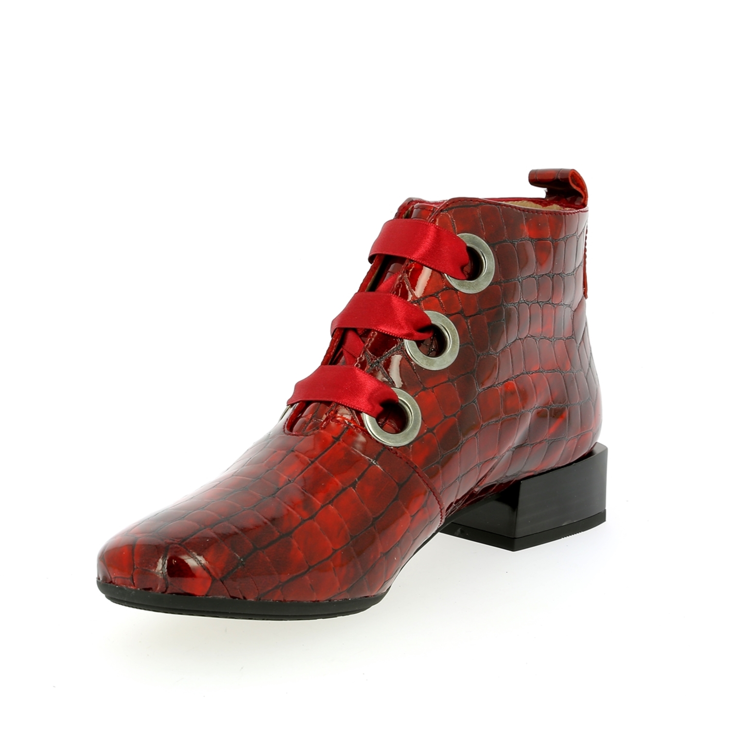 Zoom Hispanitas bottines rouge