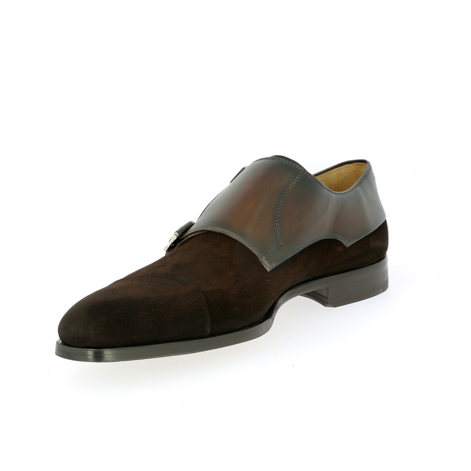 Zoom Magnanni veterschoenen bruin