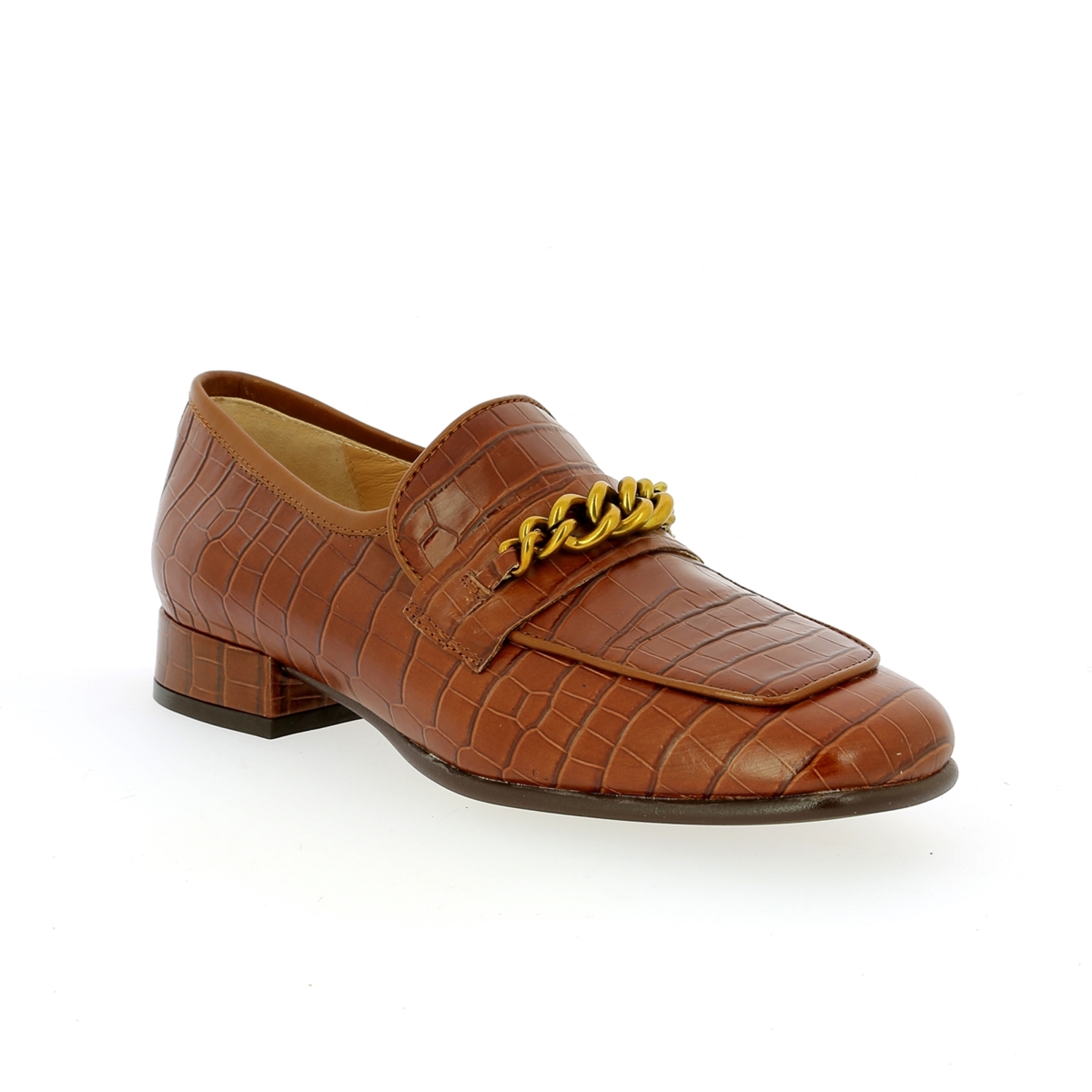 Zoom Unisa instappers - instapschoenen cognac