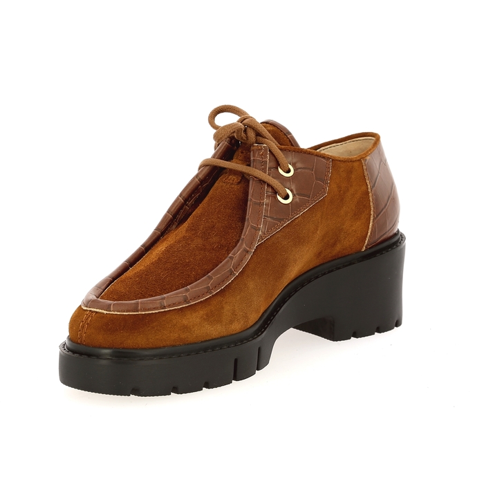 Unisa Veterschoenen cognac