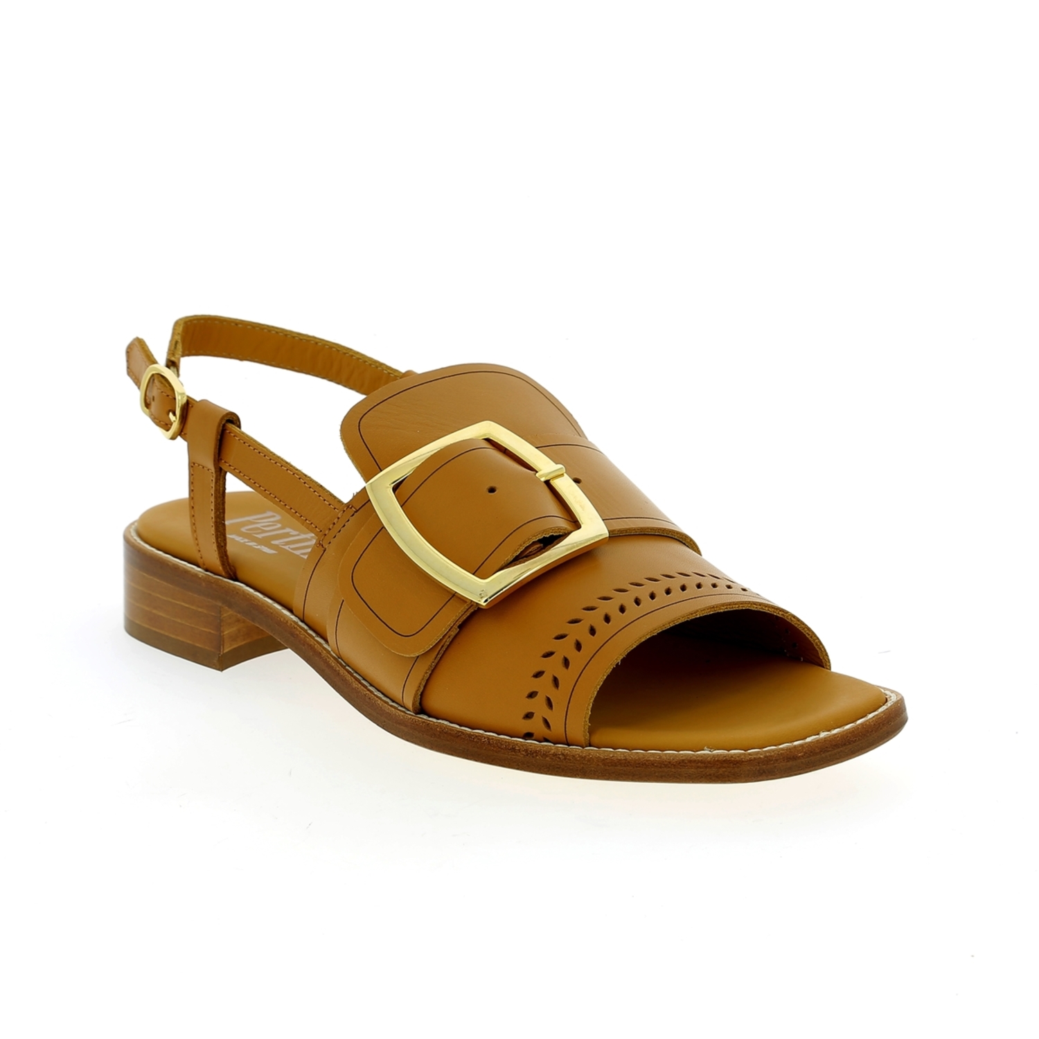 Zoom Pertini sandalen cognac