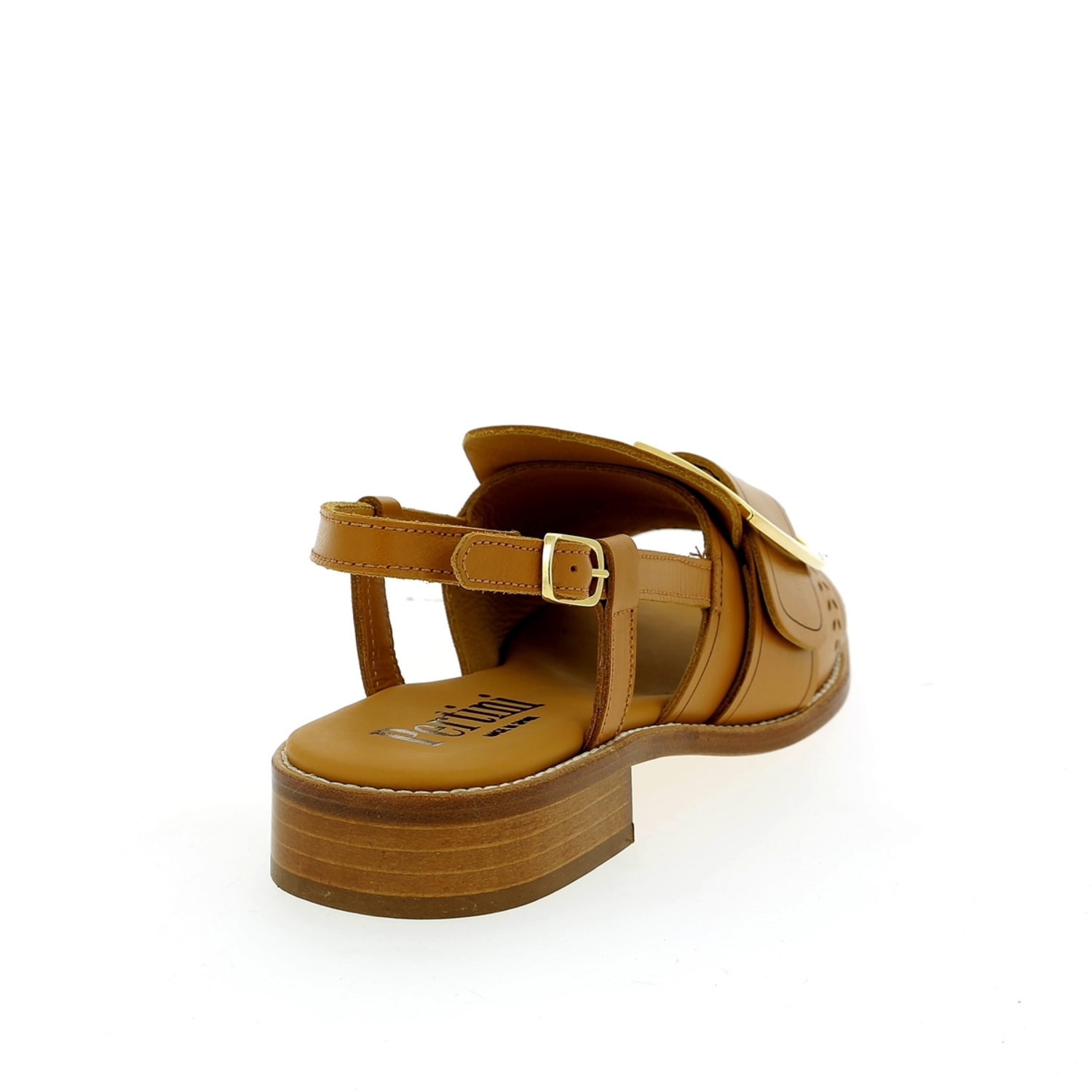 Zoom Pertini sandalen cognac