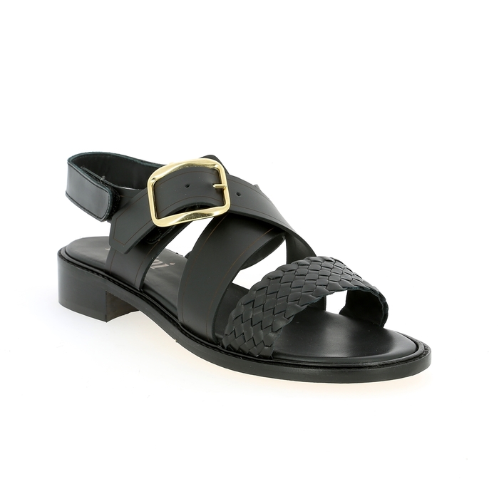 Pertini sandalen zwart zwart