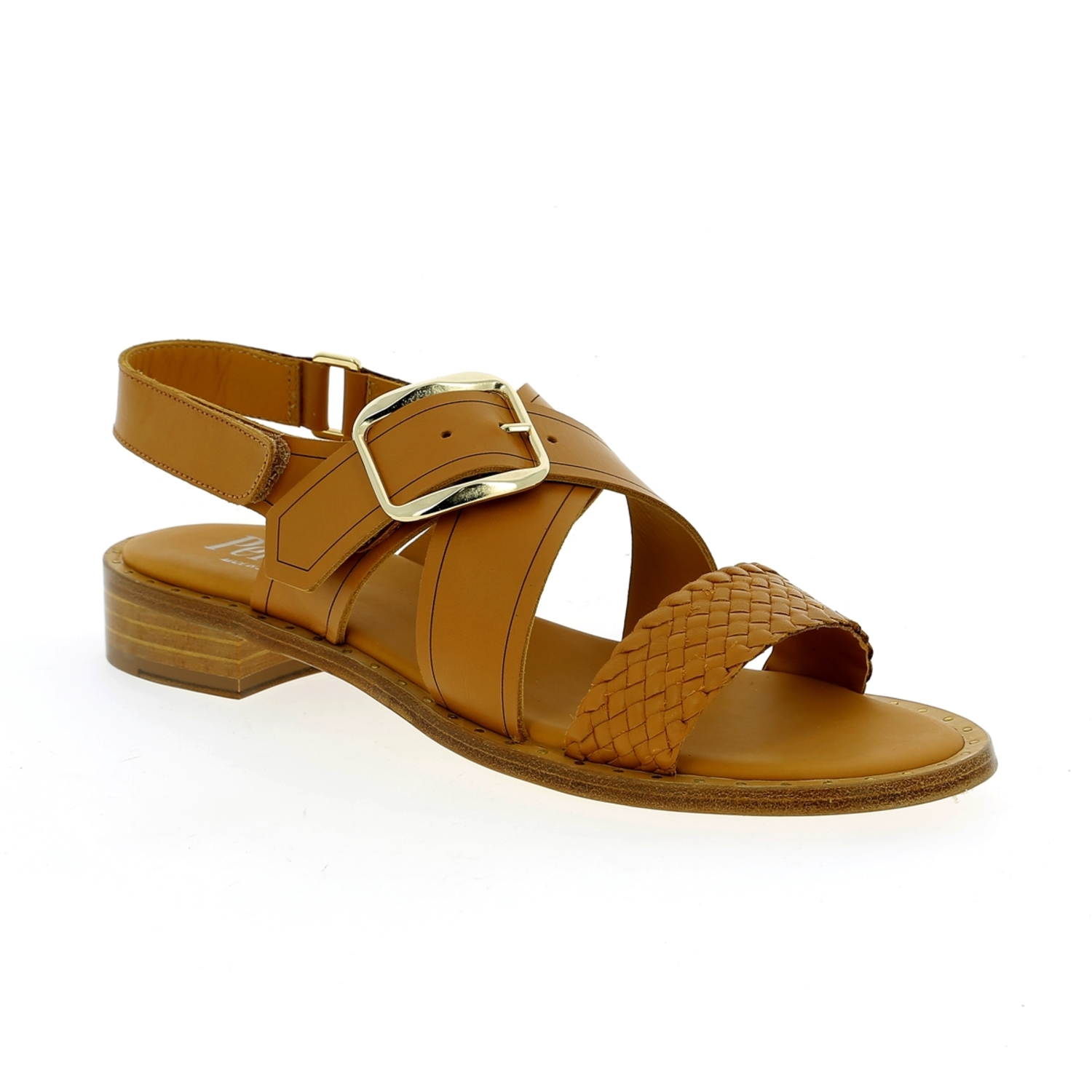 Zoom Pertini sandalen cognac