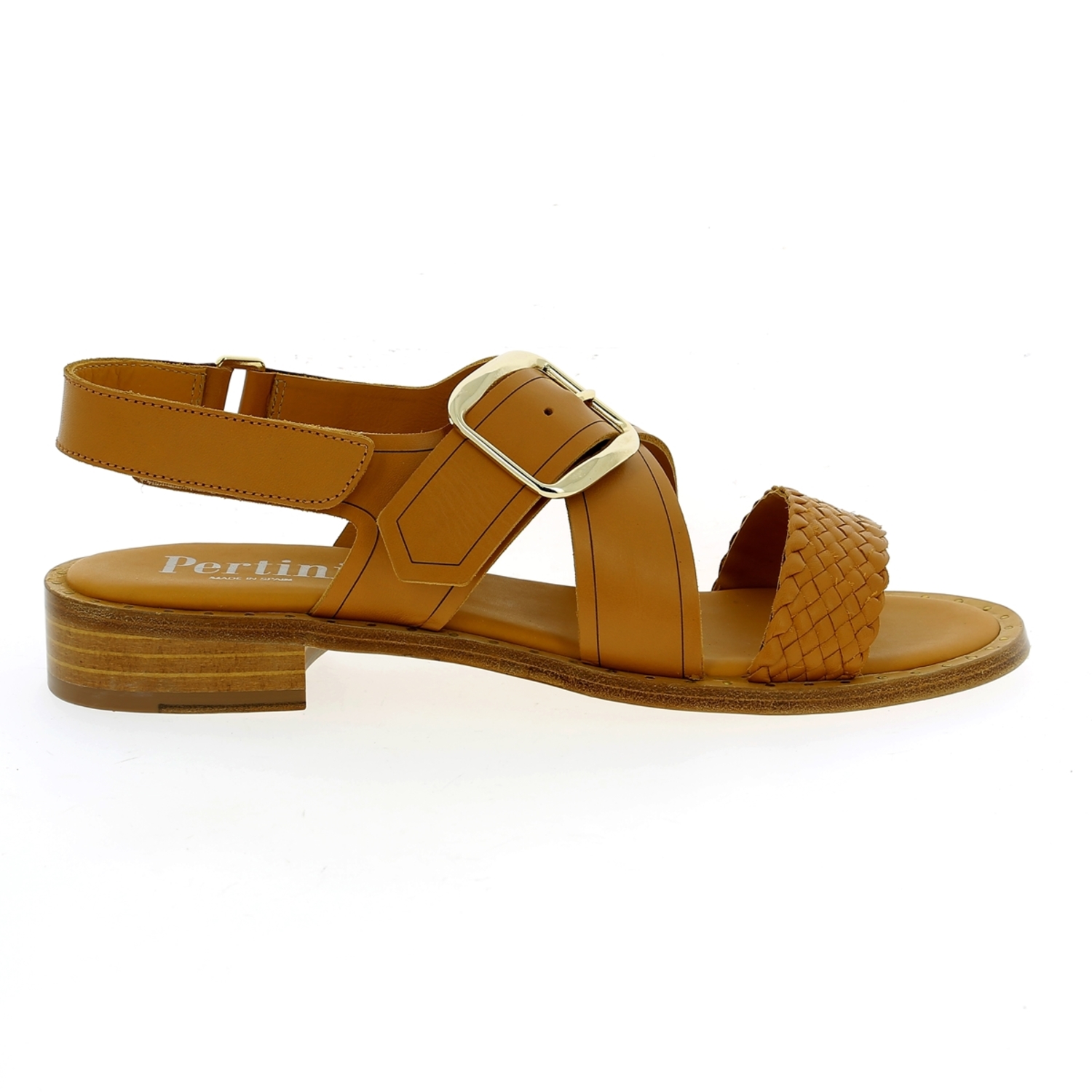 Zoom Pertini sandalen cognac