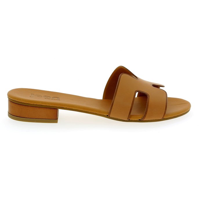 Delaere Muiltjes - slippers cognac