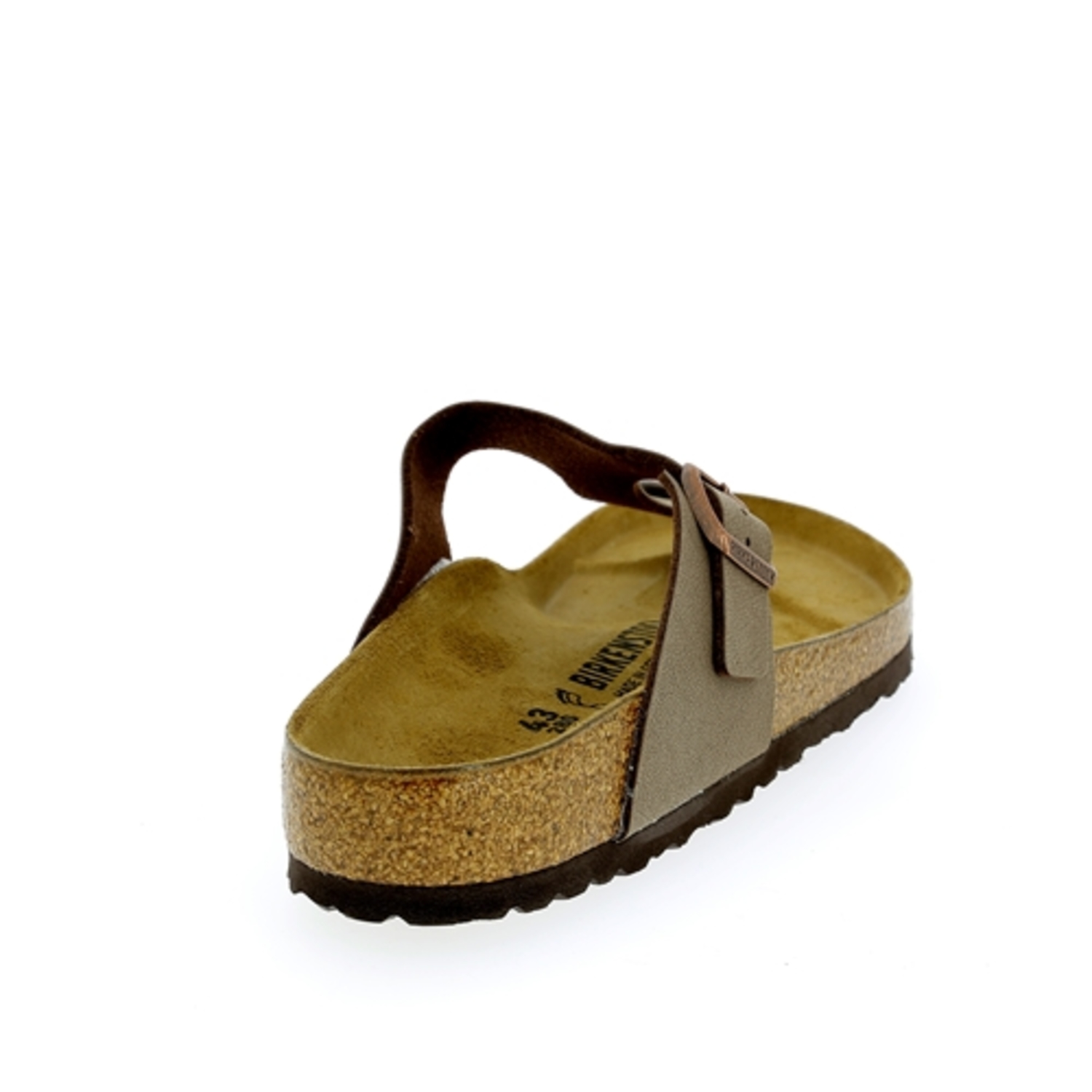 Zoom Birkenstock muiltjes bruin