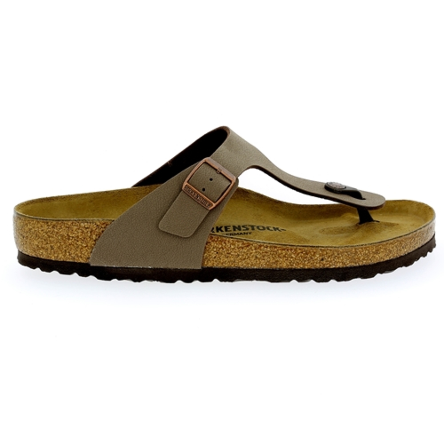 Zoom Birkenstock muiltjes bruin