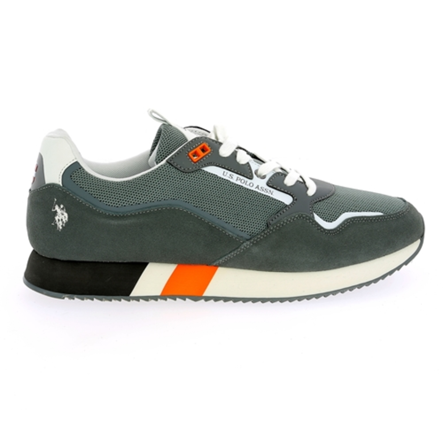 Zoom Us Polo Assn sneakers grijs