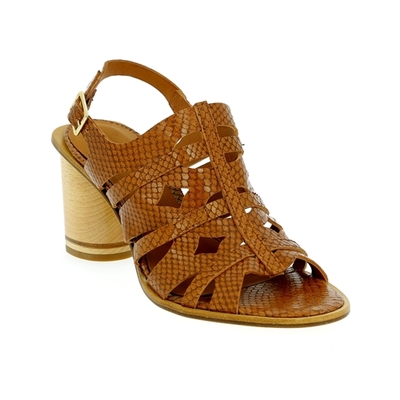 Zinda sandalen cognac