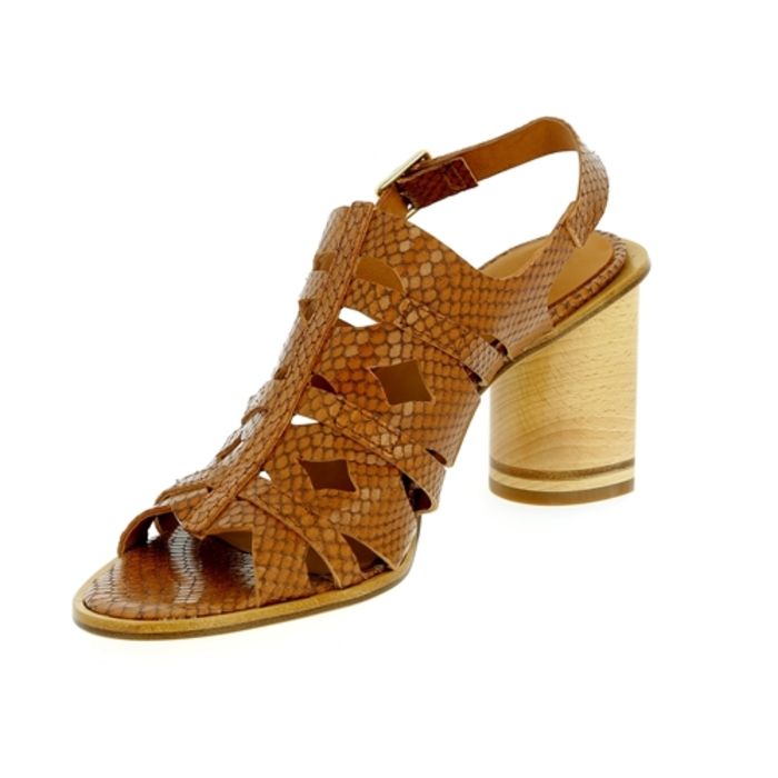 Zinda Sandalen cognac