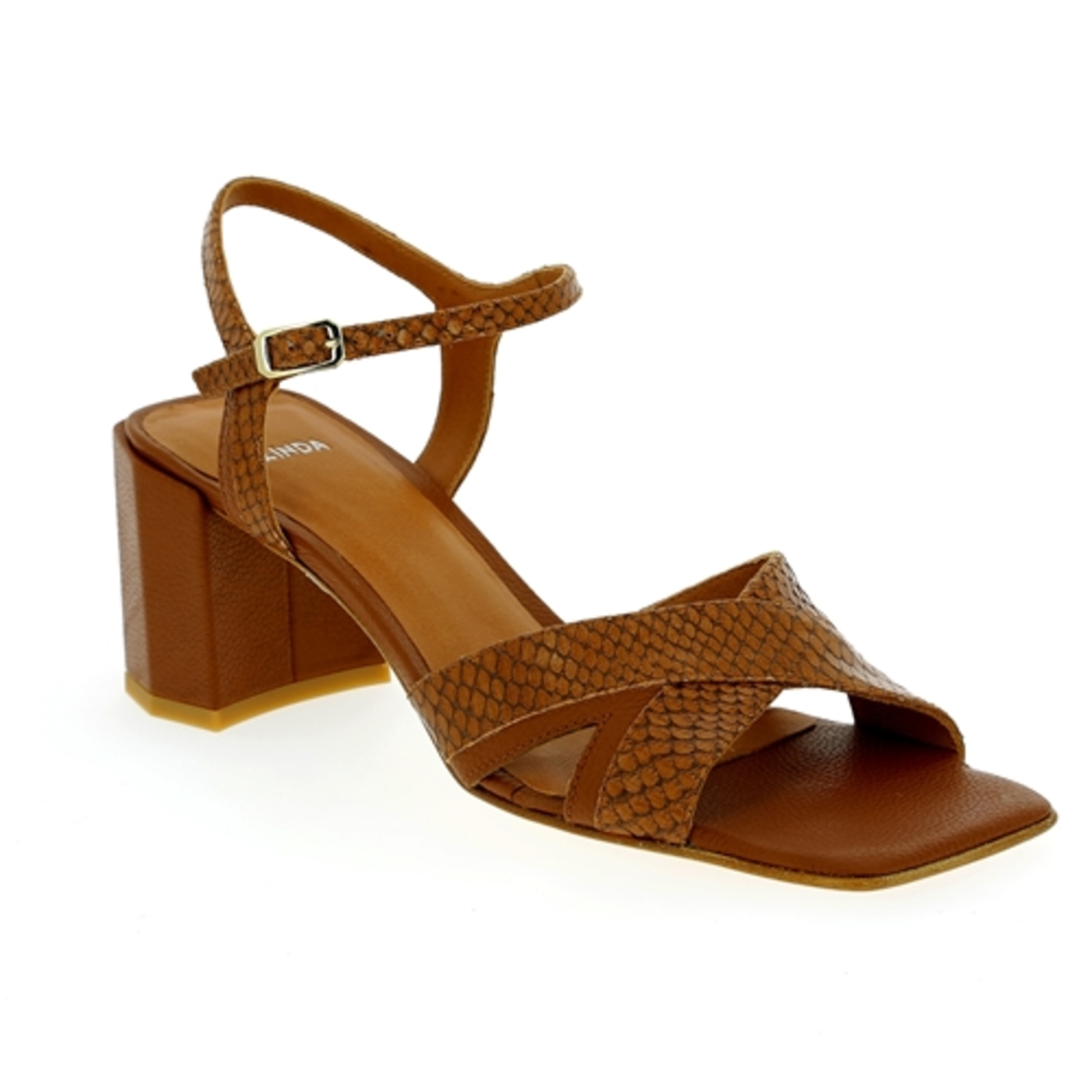 Zoom Zinda sandalen cognac