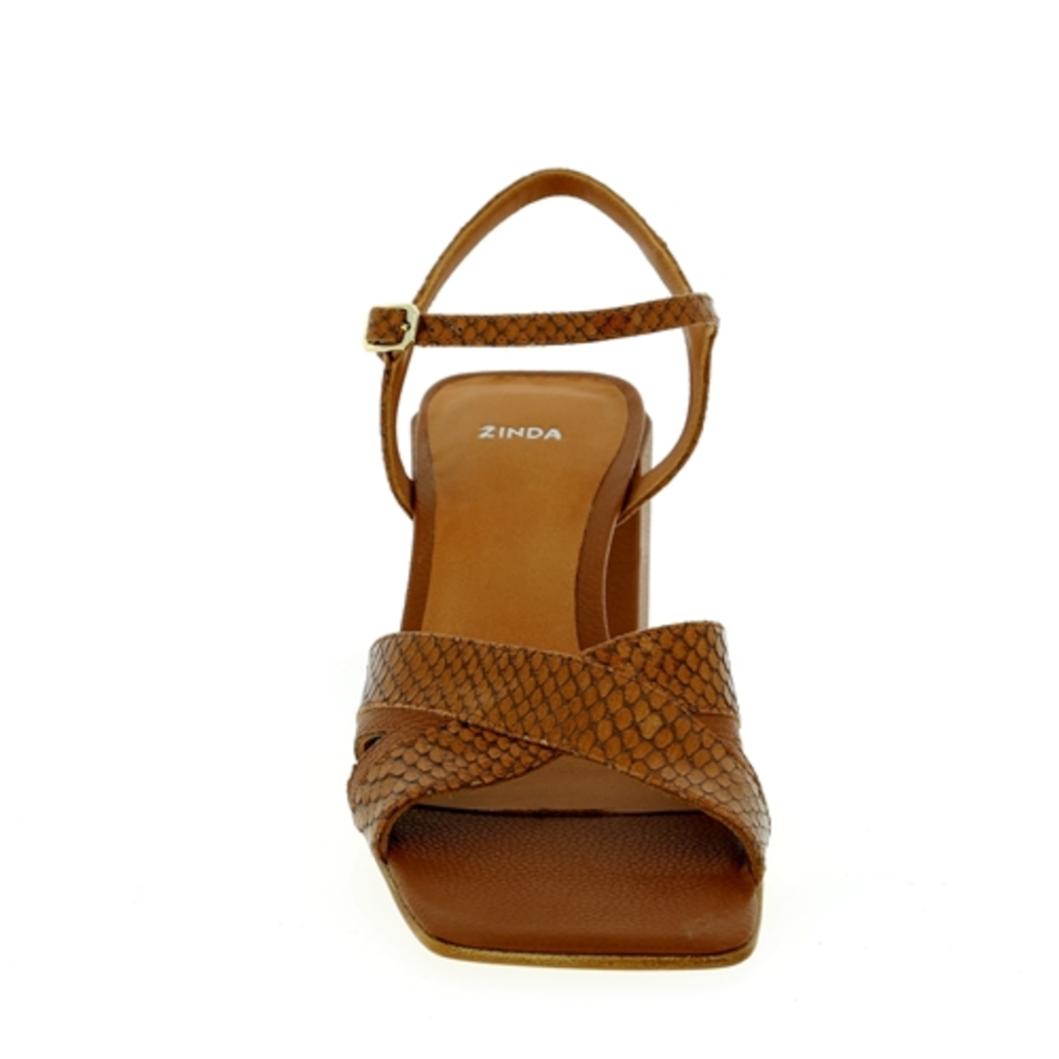 Zoom Zinda sandalen cognac