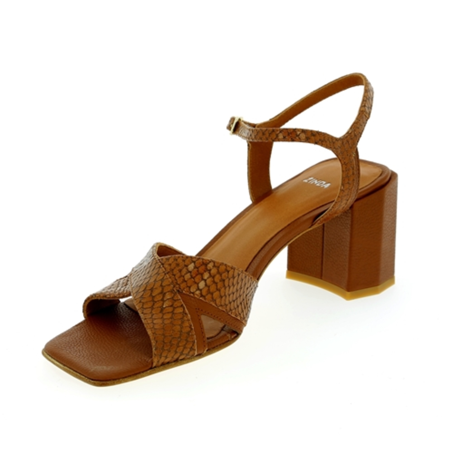 Zoom Zinda sandalen cognac