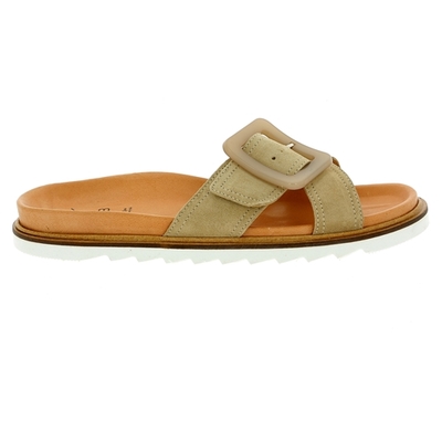 Kmb muiltjes - slippers taupe