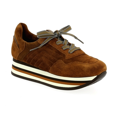 Softwaves veterschoenen cognac