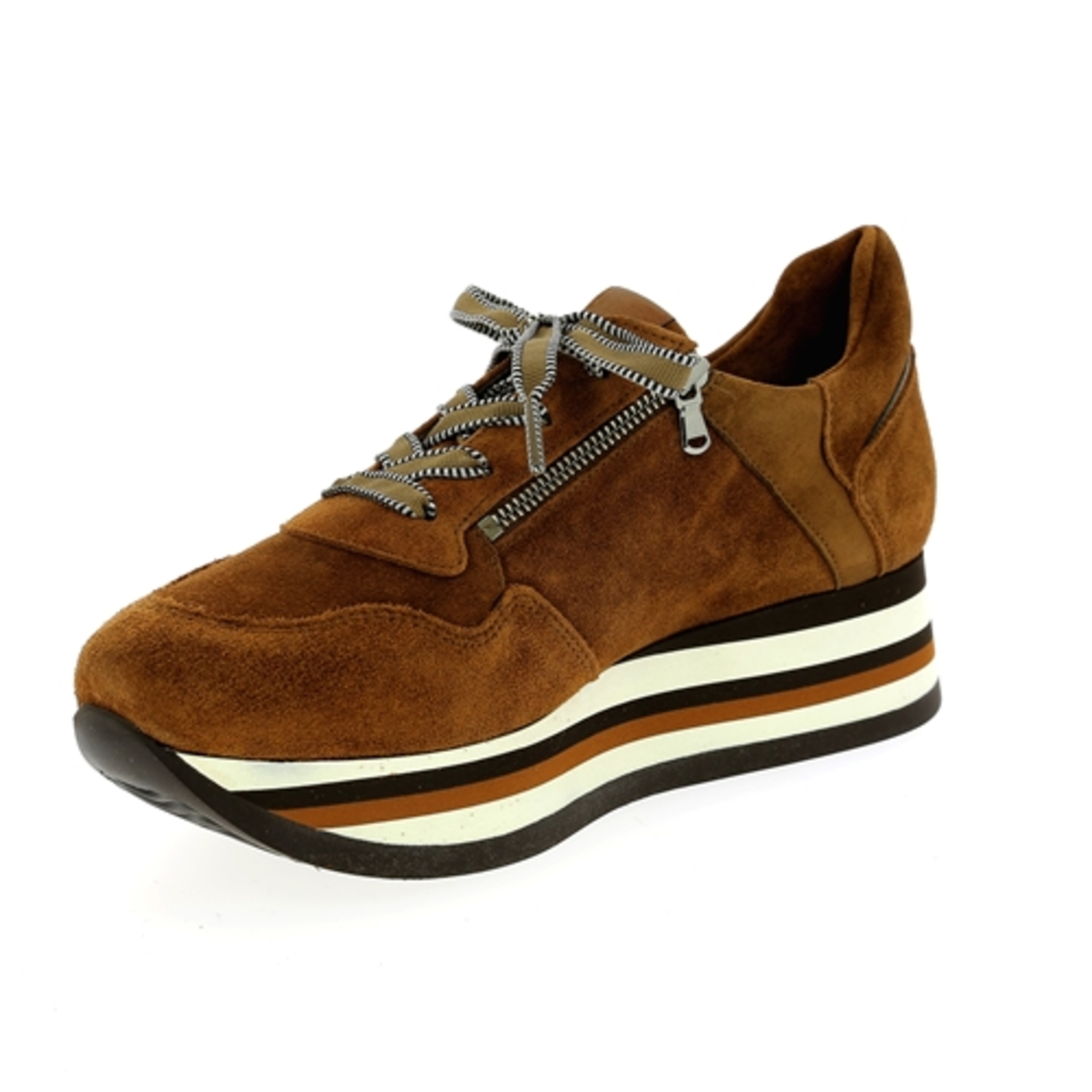 Zoom Softwaves veterschoenen cognac