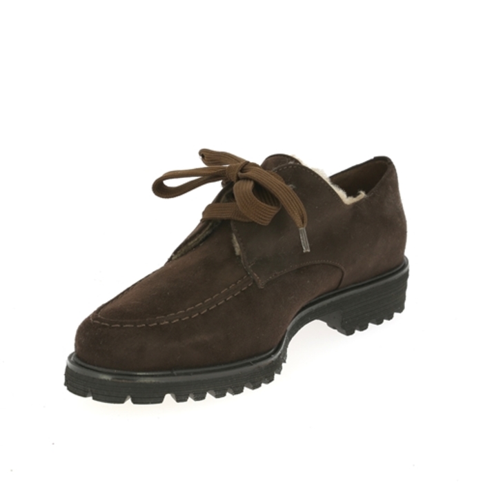 Brunate veterschoenen bruin bruin